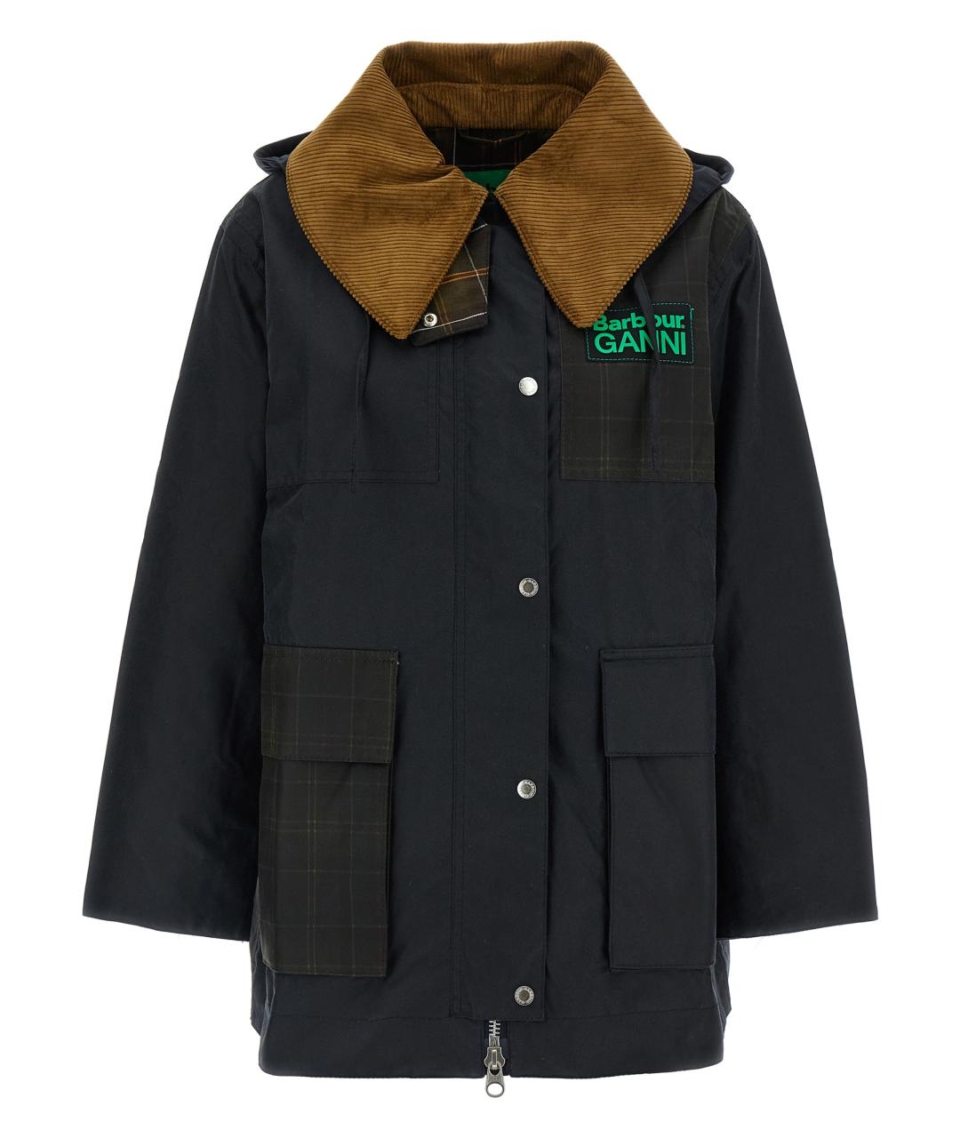 BARBOUR Темно-синяя хлопковая парка, фото 1