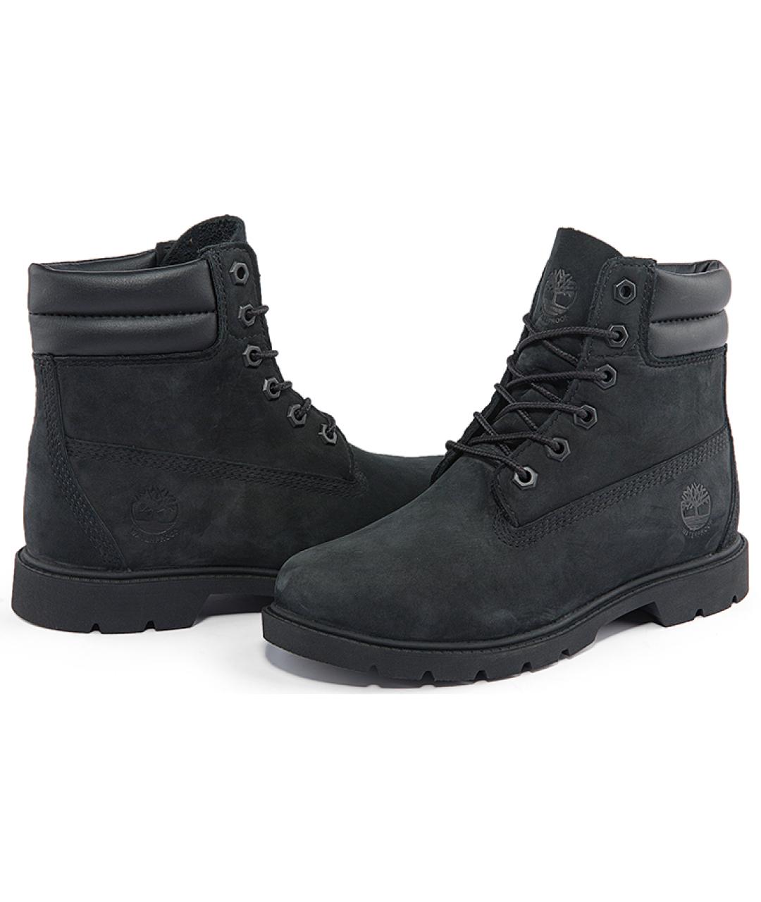 TIMBERLAND Черные нубуковые сапоги, фото 5