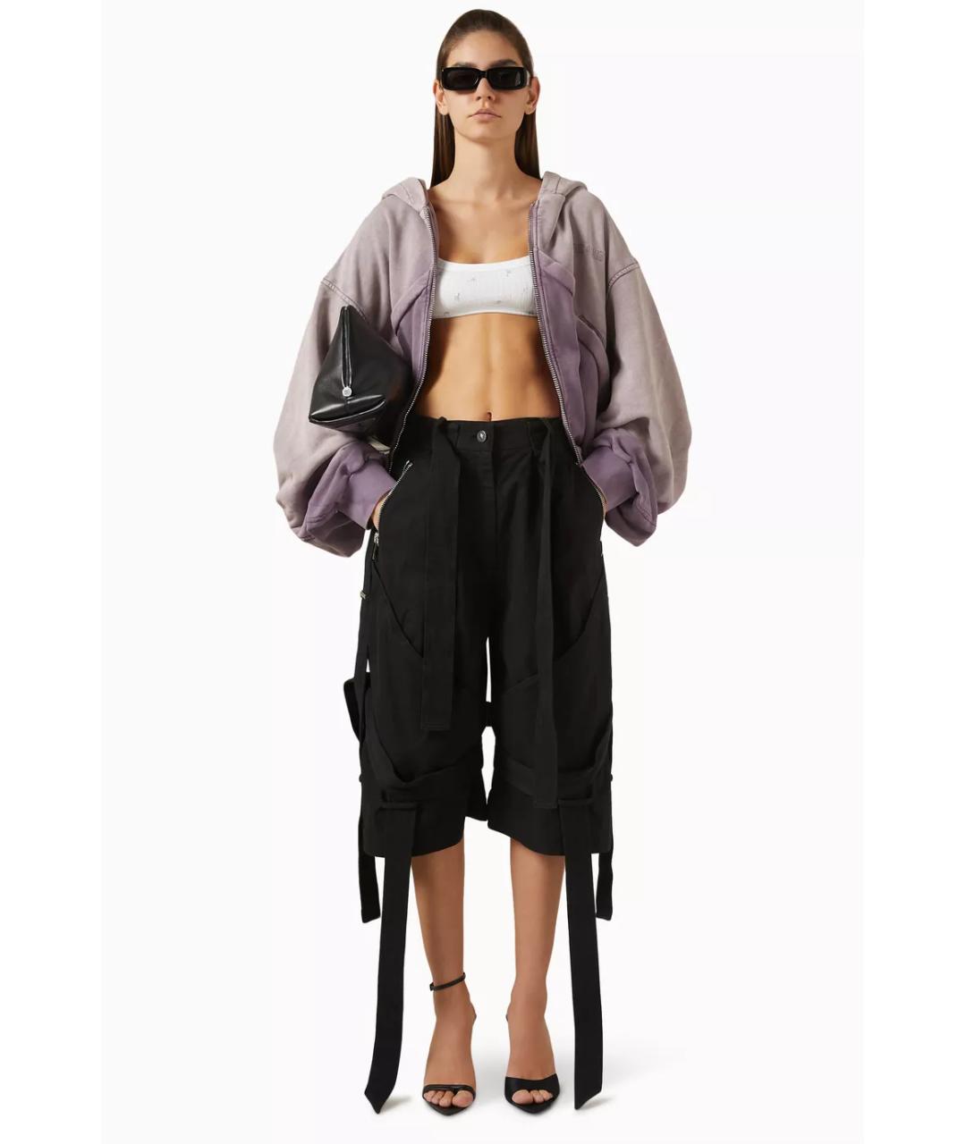 THE ATTICO Черные шорты, фото 5