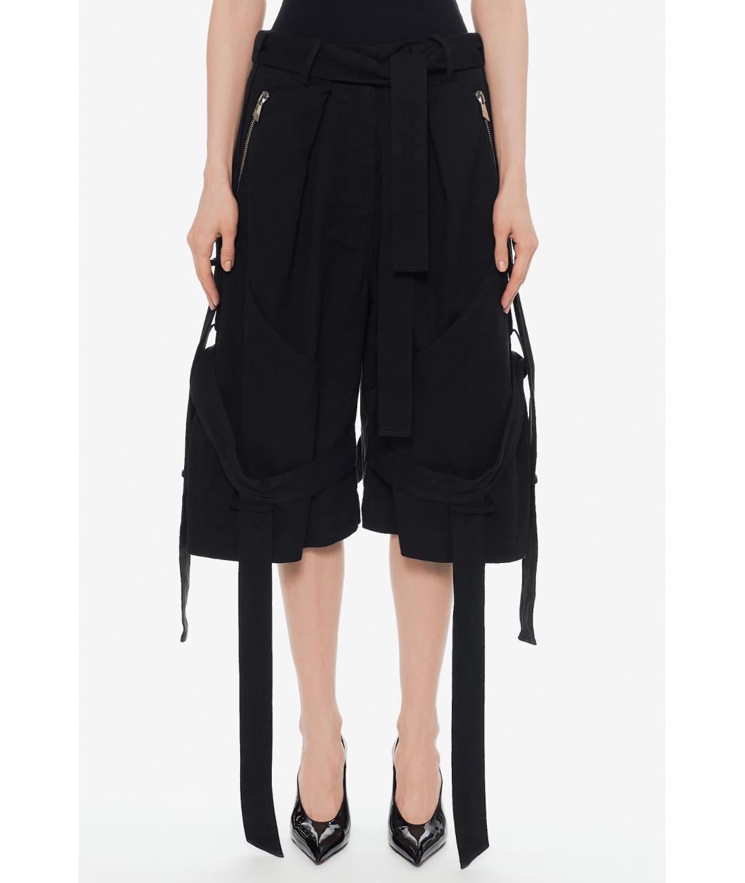 THE ATTICO Черные шорты, фото 3