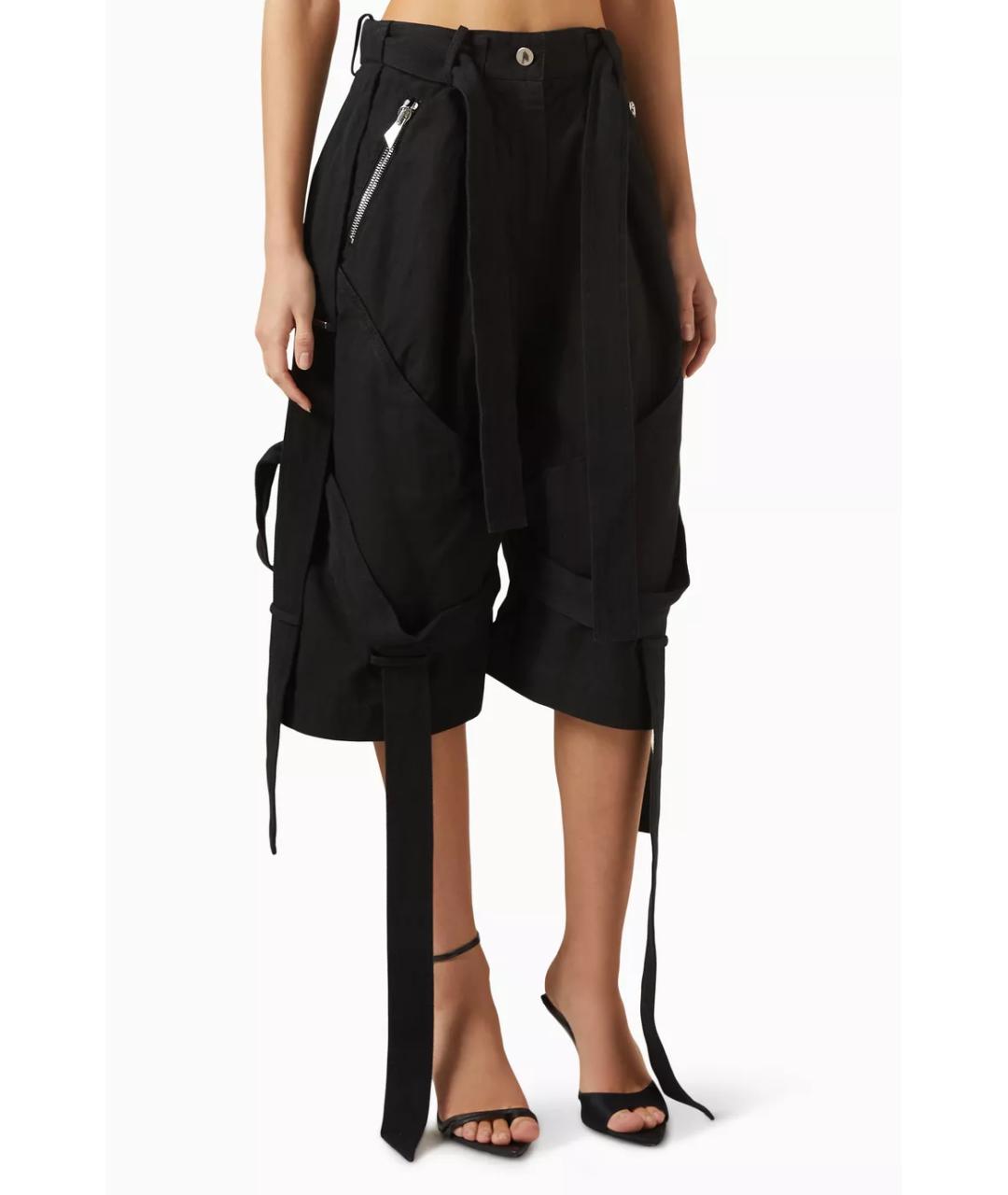 THE ATTICO Черные шорты, фото 6