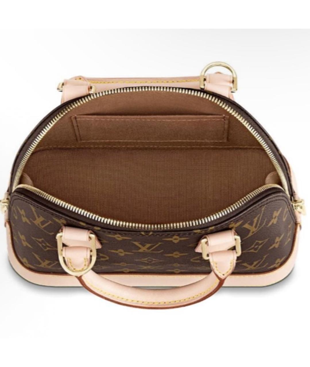 SAINT LAURENT Коричневая сумка с короткими ручками, фото 3