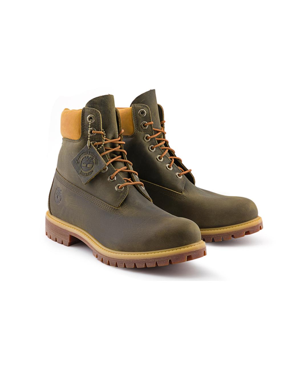 TIMBERLAND Хаки высокие ботинки, фото 4