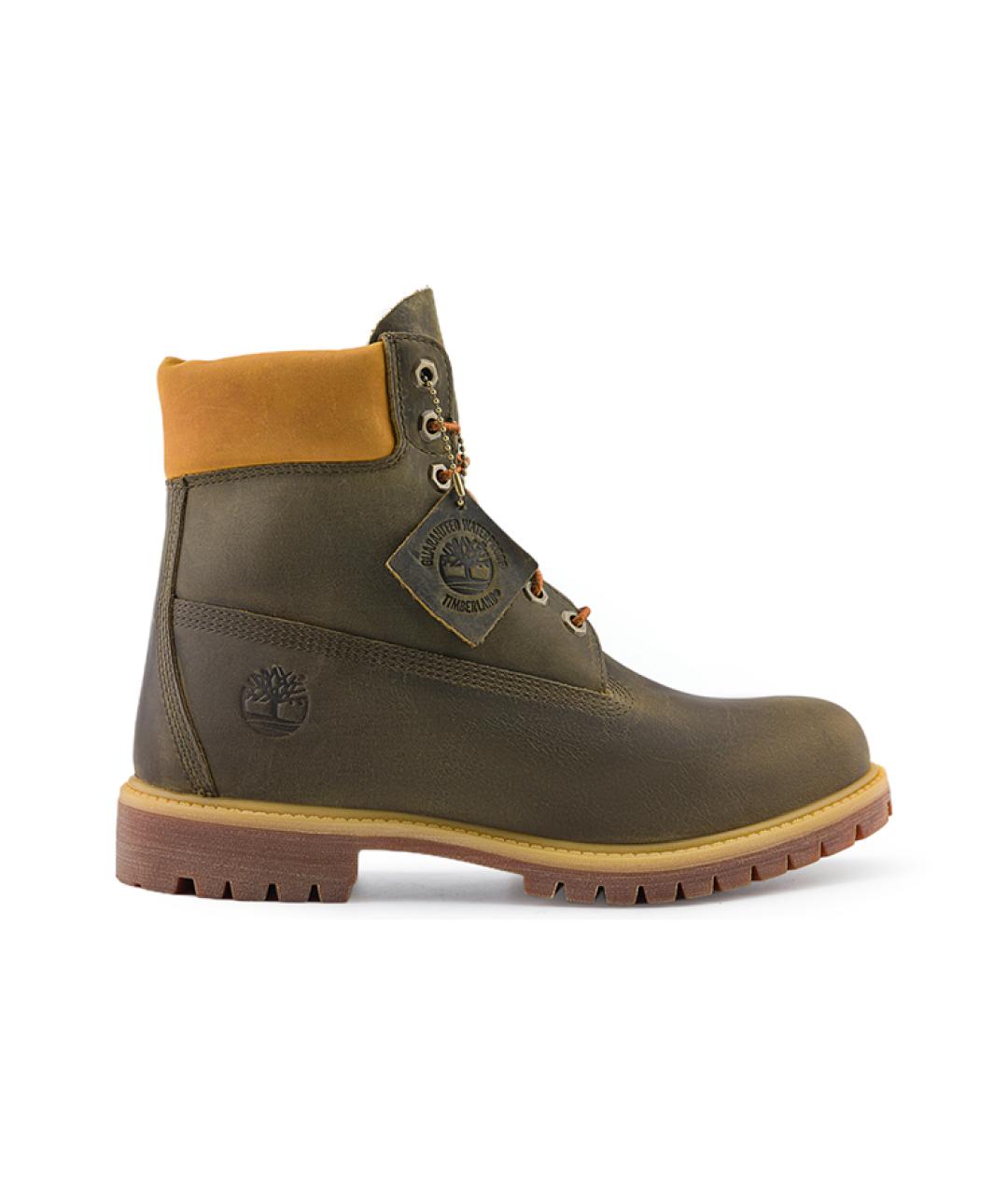 TIMBERLAND Хаки высокие ботинки, фото 1