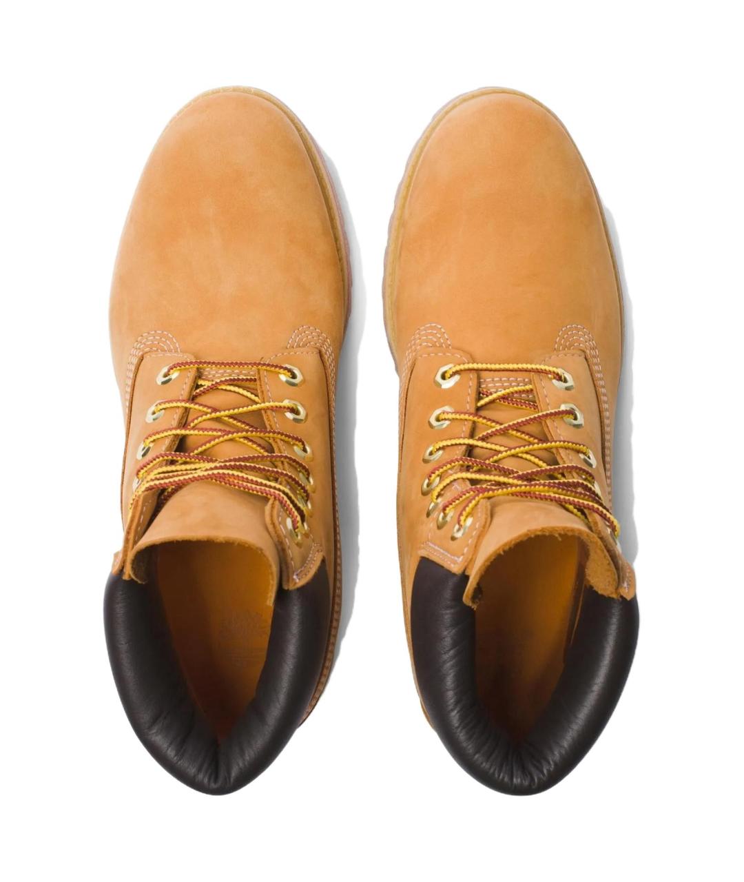 TIMBERLAND Горчичные нубуковые высокие ботинки, фото 4