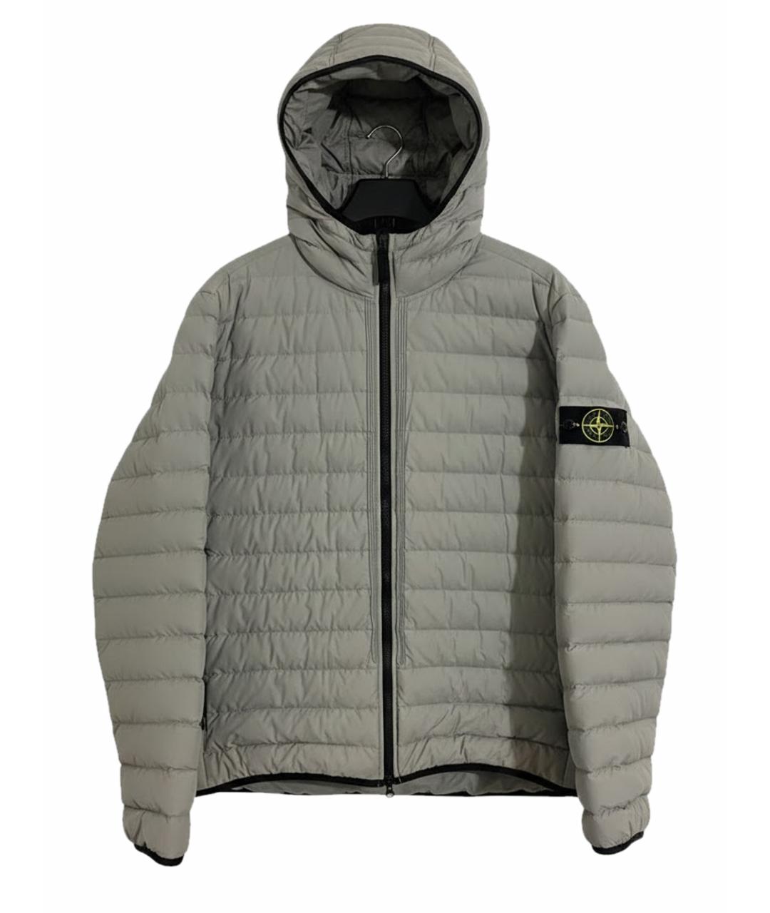 STONE ISLAND Серая хлопковая куртка, фото 1