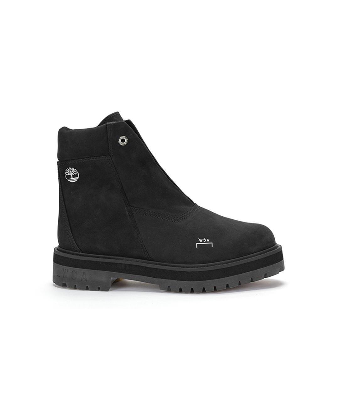 TIMBERLAND Черные нубуковые высокие ботинки, фото 1