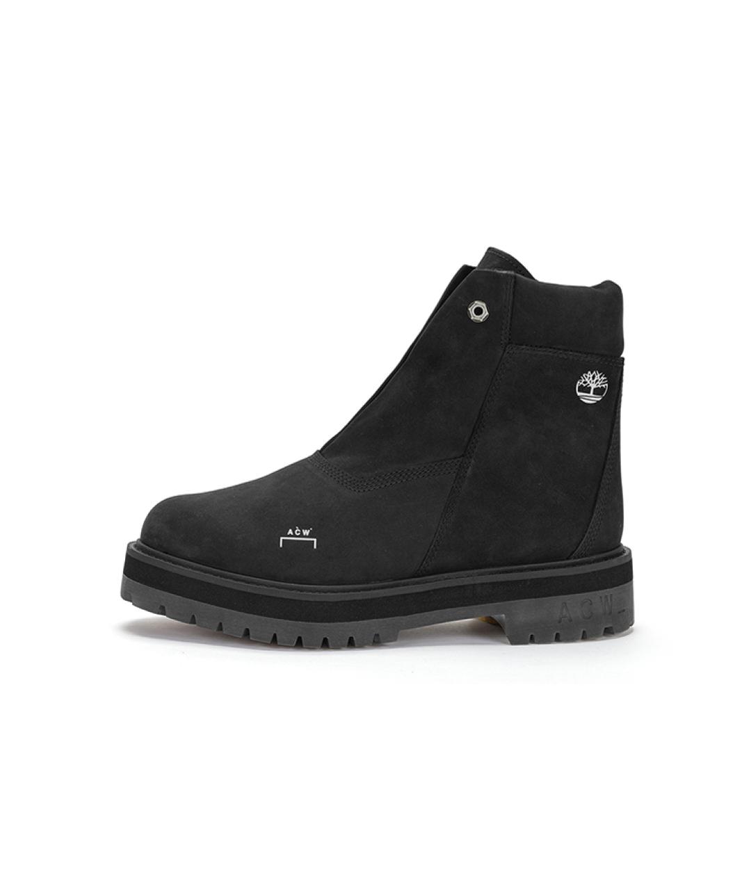 TIMBERLAND Черные нубуковые высокие ботинки, фото 7