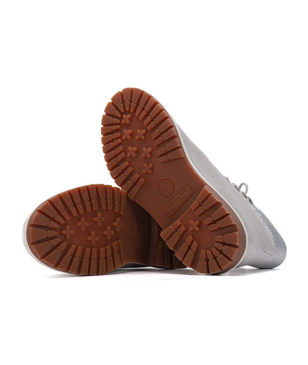 TIMBERLAND Серые кожаные сапоги, фото 4