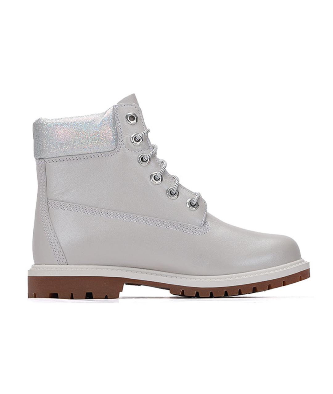 TIMBERLAND Серые кожаные сапоги, фото 2