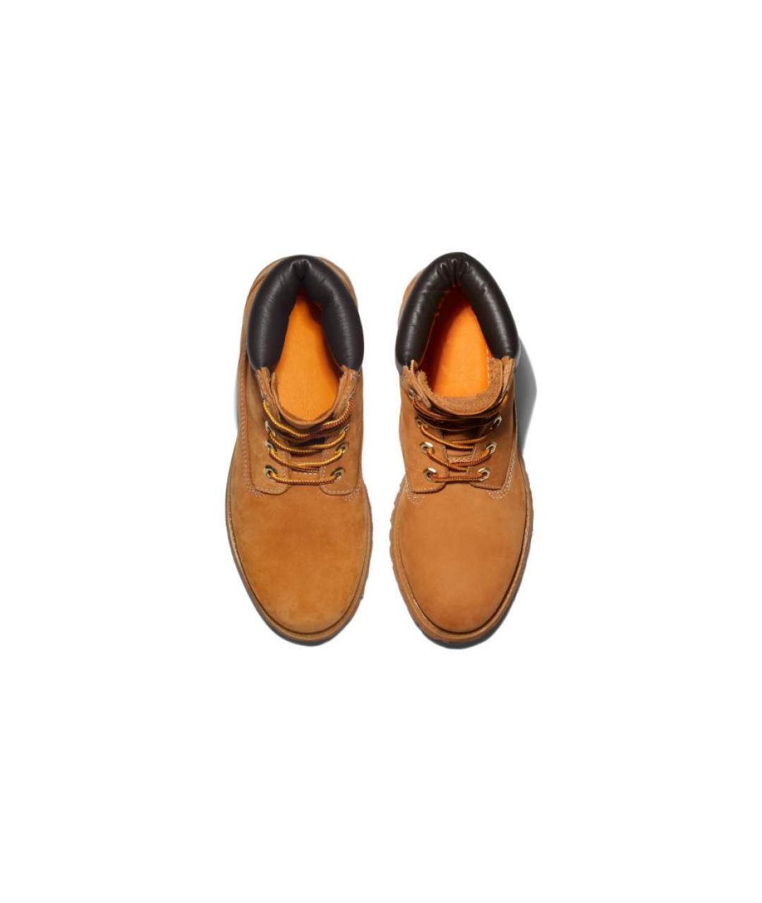 TIMBERLAND Горчичные нубуковые сапоги, фото 3