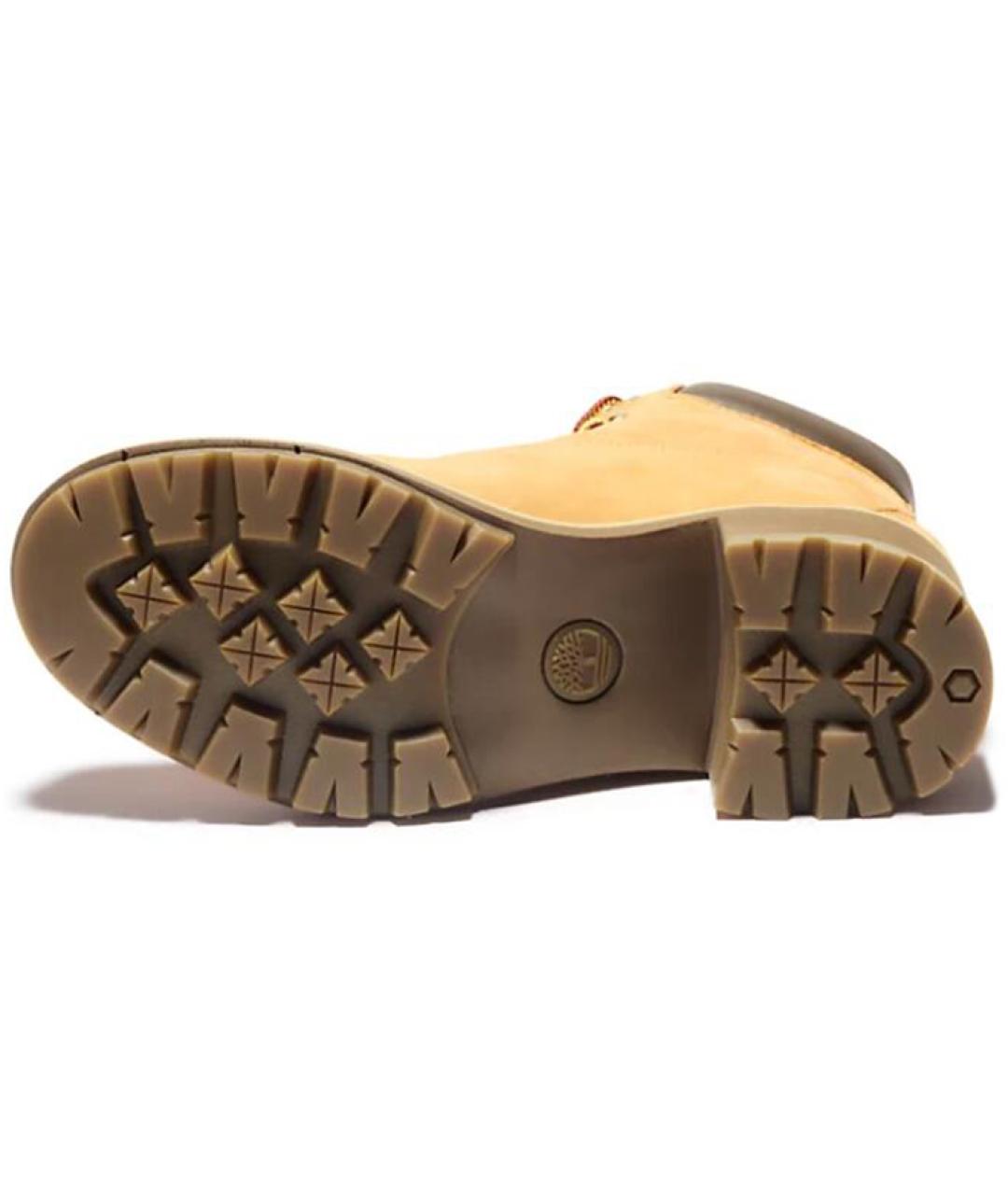 TIMBERLAND Горчичные нубуковые сапоги, фото 5