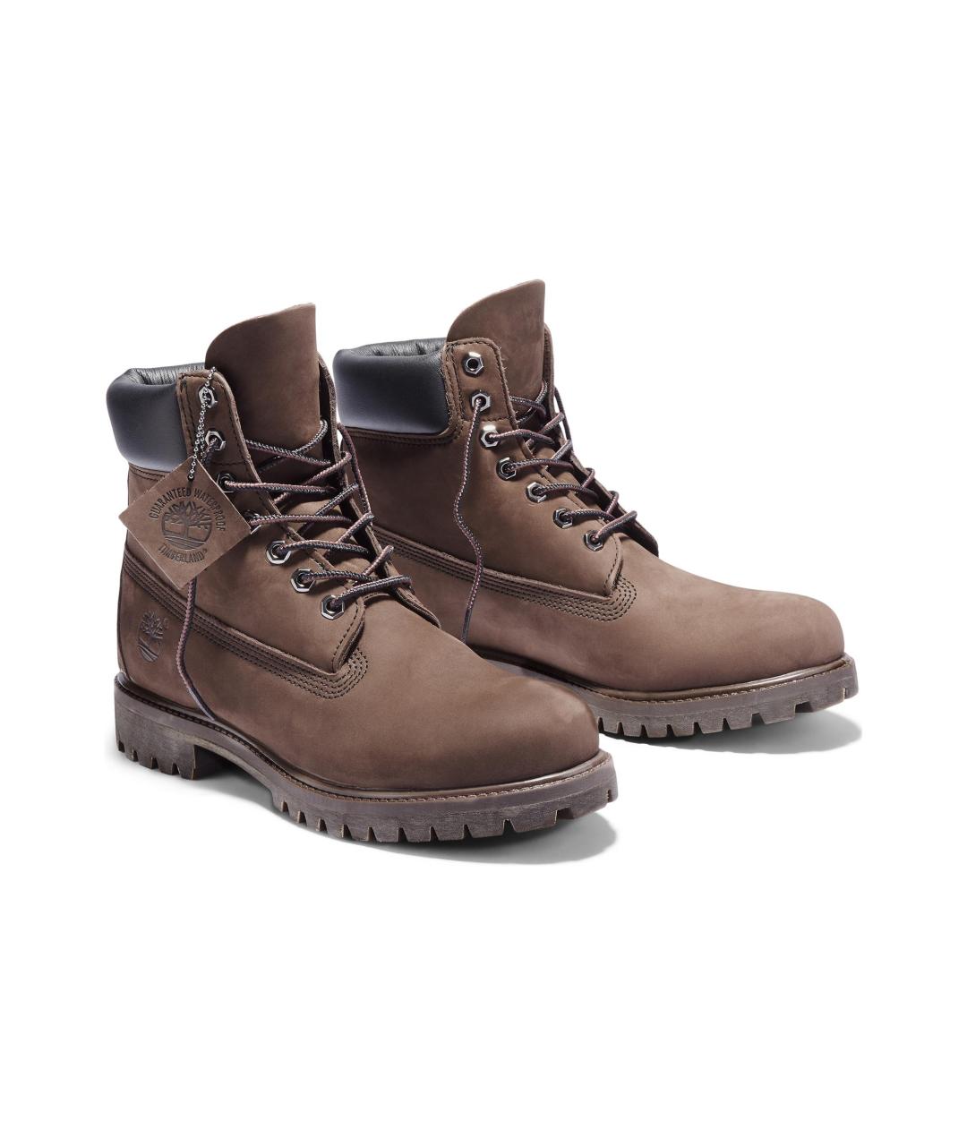 TIMBERLAND Коричневые высокие ботинки, фото 4