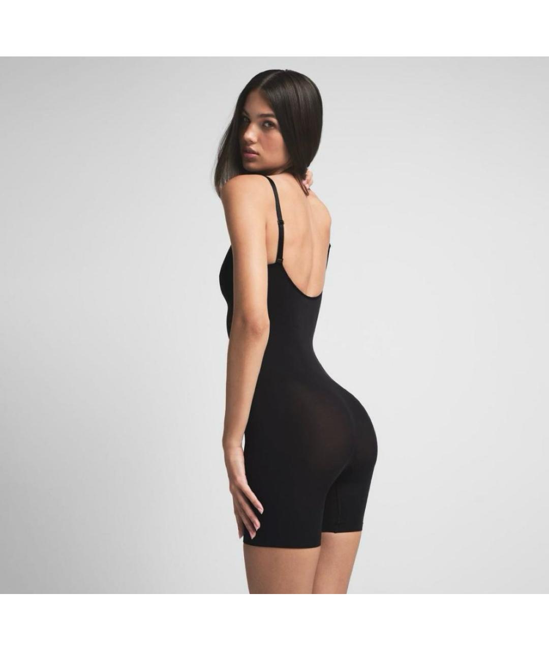 SKIMS Черное полиэстеровое боди, фото 3