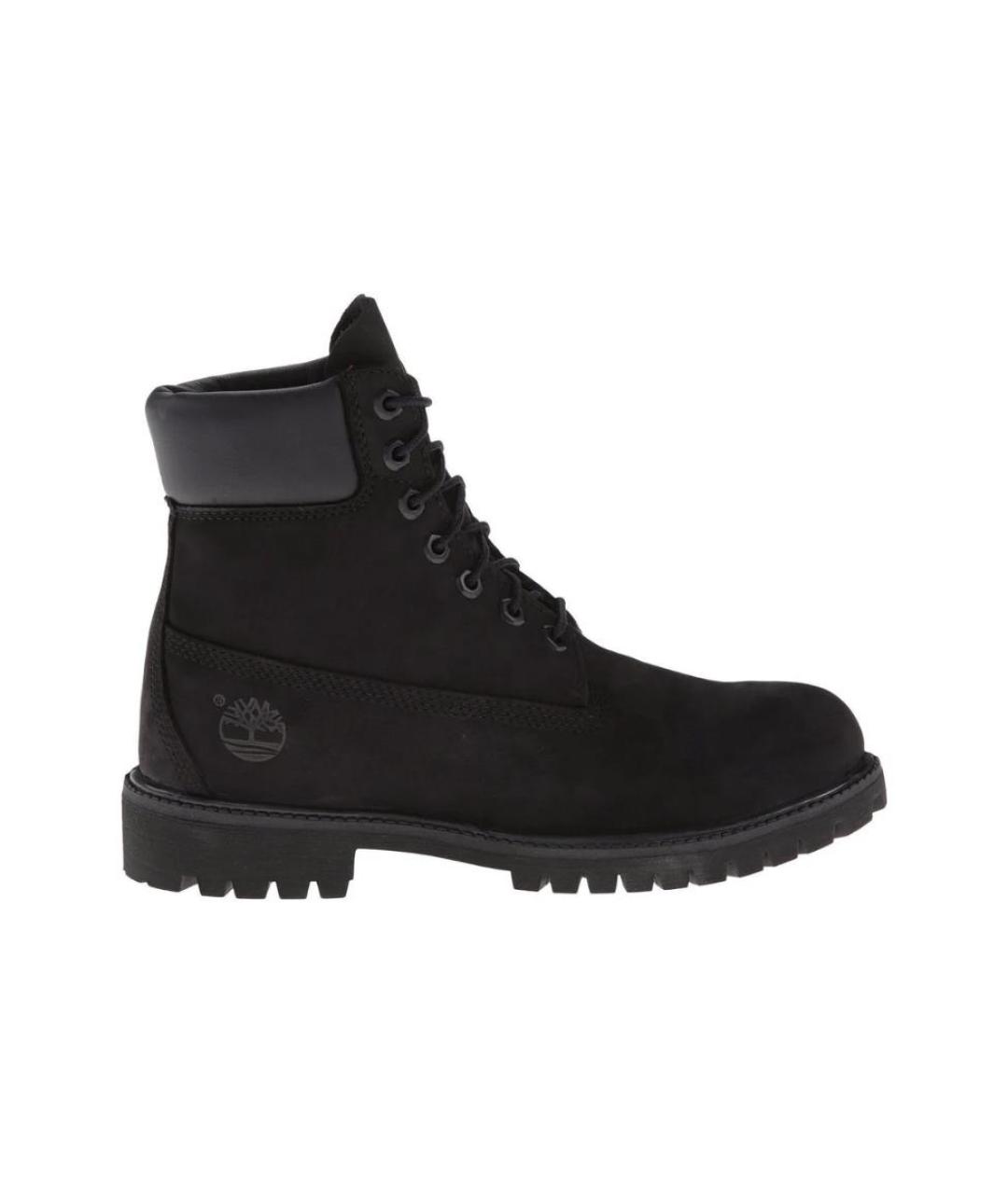 TIMBERLAND Черные нубуковые сапоги, фото 1