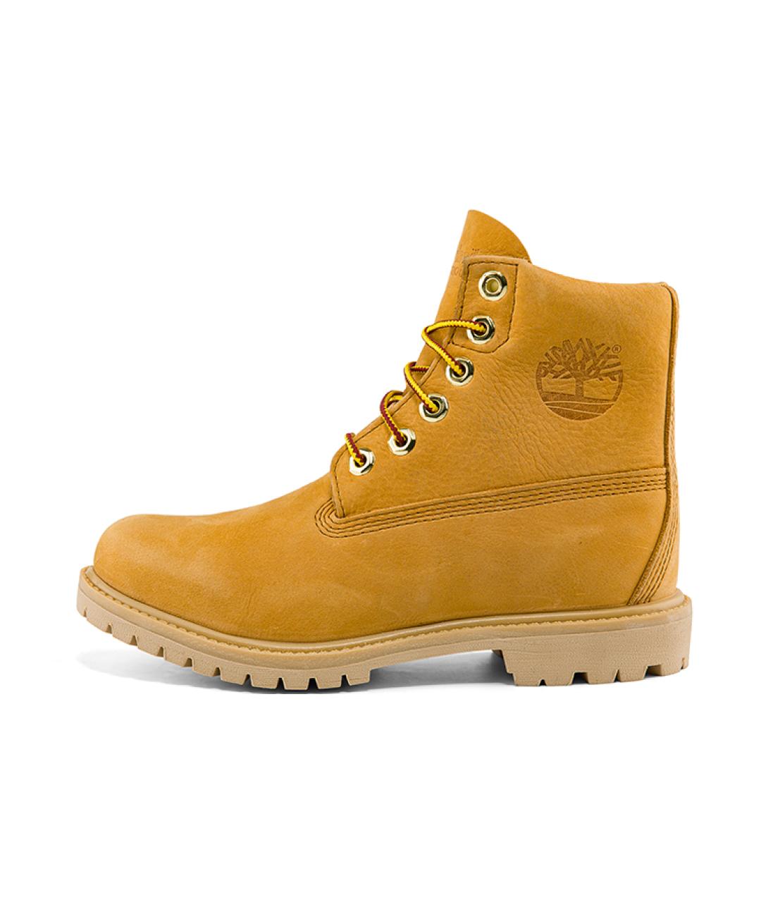 TIMBERLAND Желтые нубуковые полусапоги, фото 2
