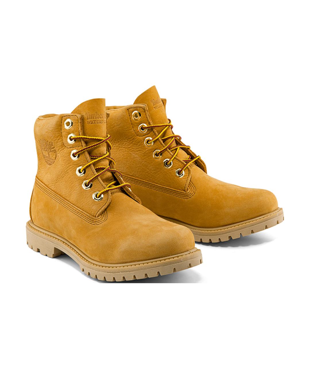 TIMBERLAND Желтые нубуковые полусапоги, фото 4