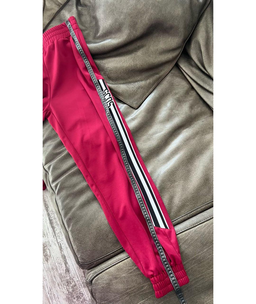 GCDS Бордовые спортивные брюки и шорты, фото 4