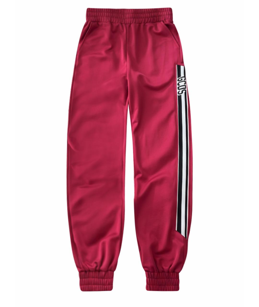 GCDS Бордовые спортивные брюки и шорты, фото 1