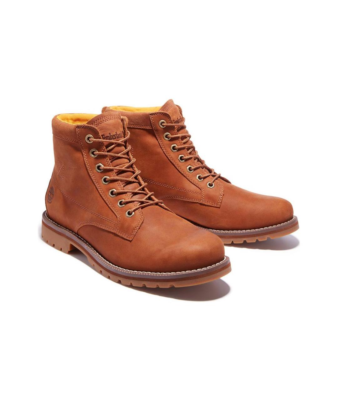 TIMBERLAND Коричневые кожаные высокие ботинки, фото 2