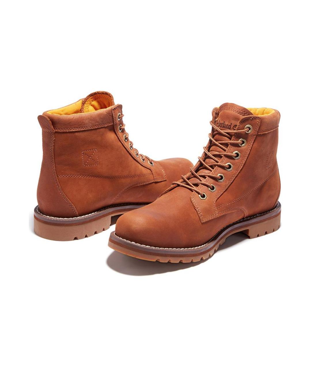 TIMBERLAND Коричневые кожаные высокие ботинки, фото 3