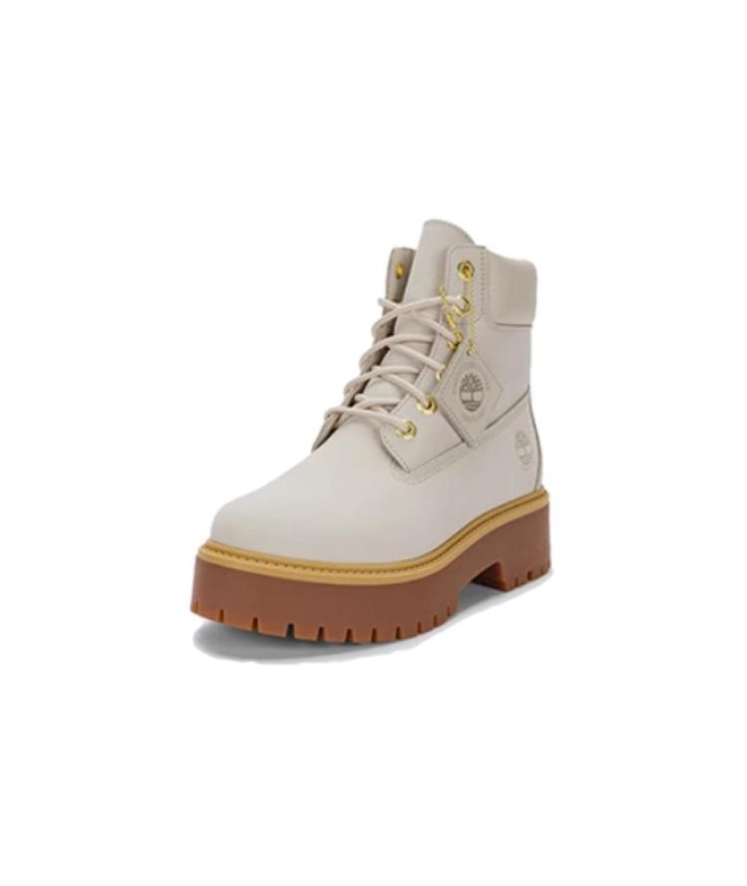 TIMBERLAND Бежевые нубуковые полусапоги, фото 2