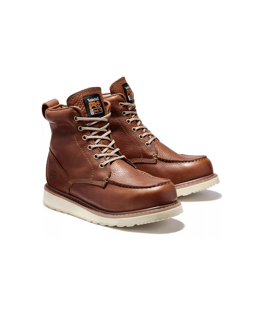 TIMBERLAND Коричневые кожаные высокие ботинки, фото 3