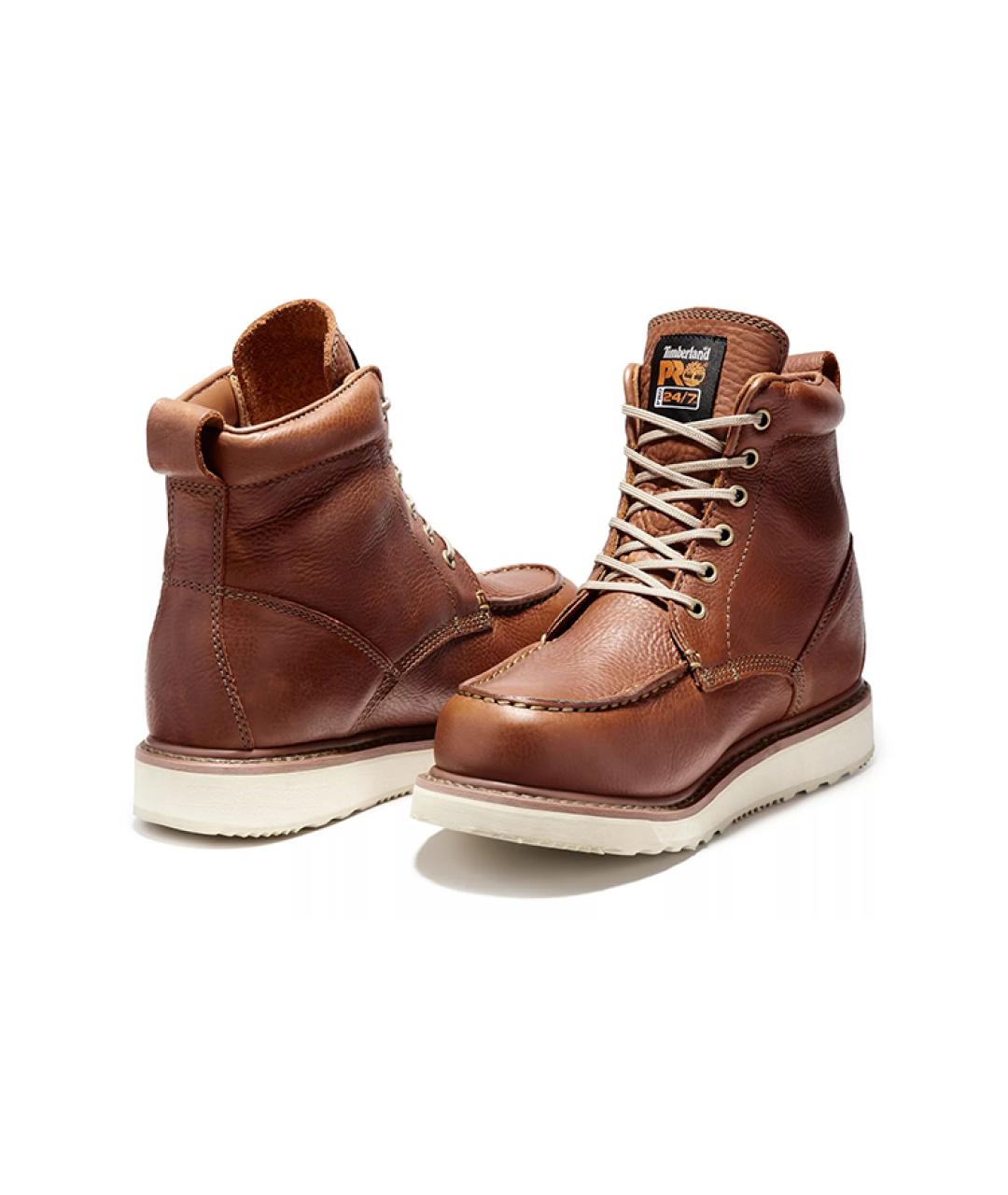 TIMBERLAND Коричневые кожаные высокие ботинки, фото 4