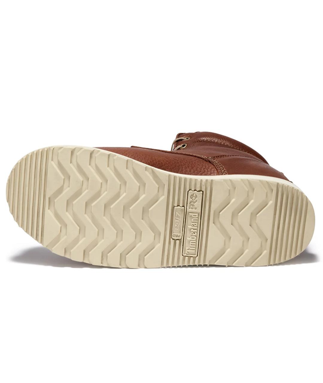 TIMBERLAND Коричневые кожаные высокие ботинки, фото 5