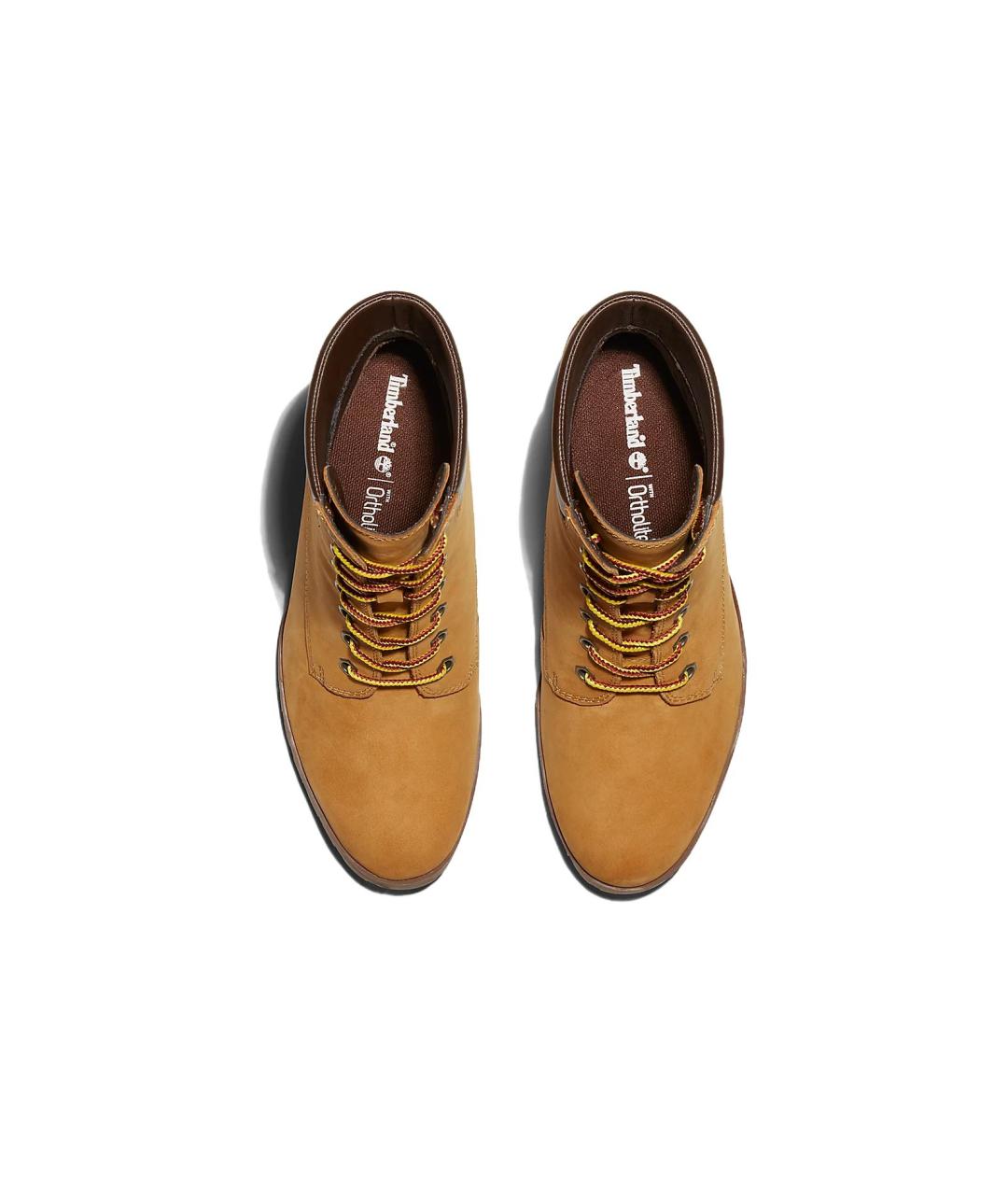 TIMBERLAND Горчичные нубуковые сапоги, фото 4