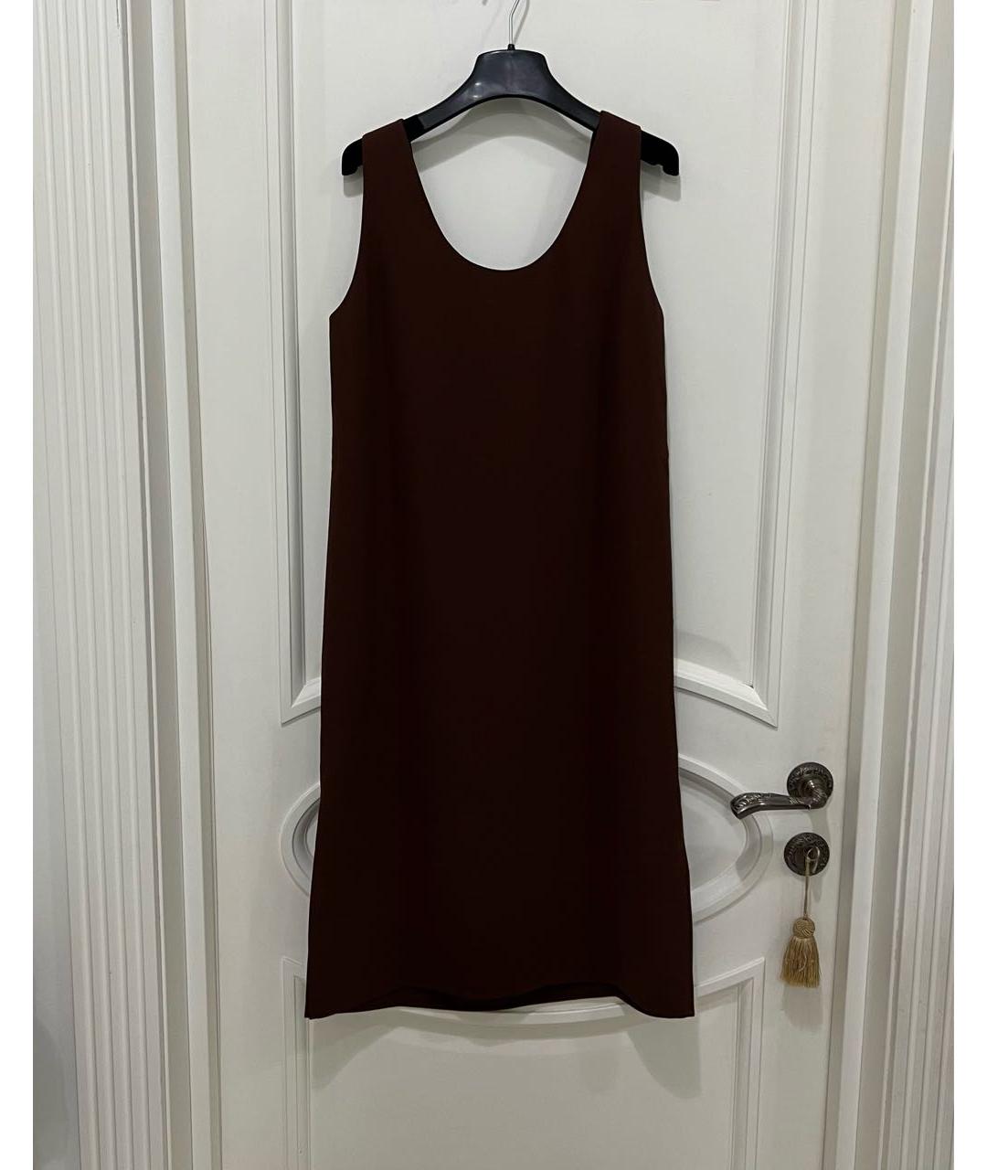 12 STOREEZ Коричневое полиэстеровое повседневное платье, фото 6