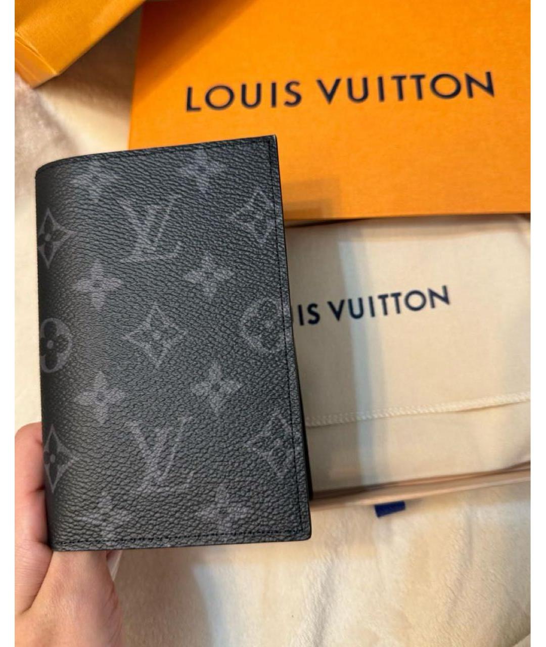 LOUIS VUITTON Черная визитница, фото 2