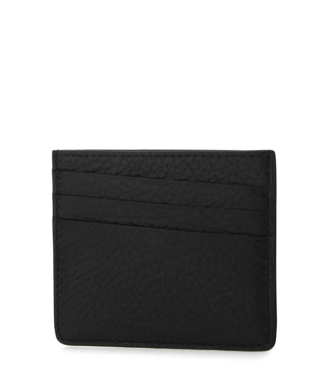 MAISON MARGIELA Черный кожаный кардхолдер, фото 2