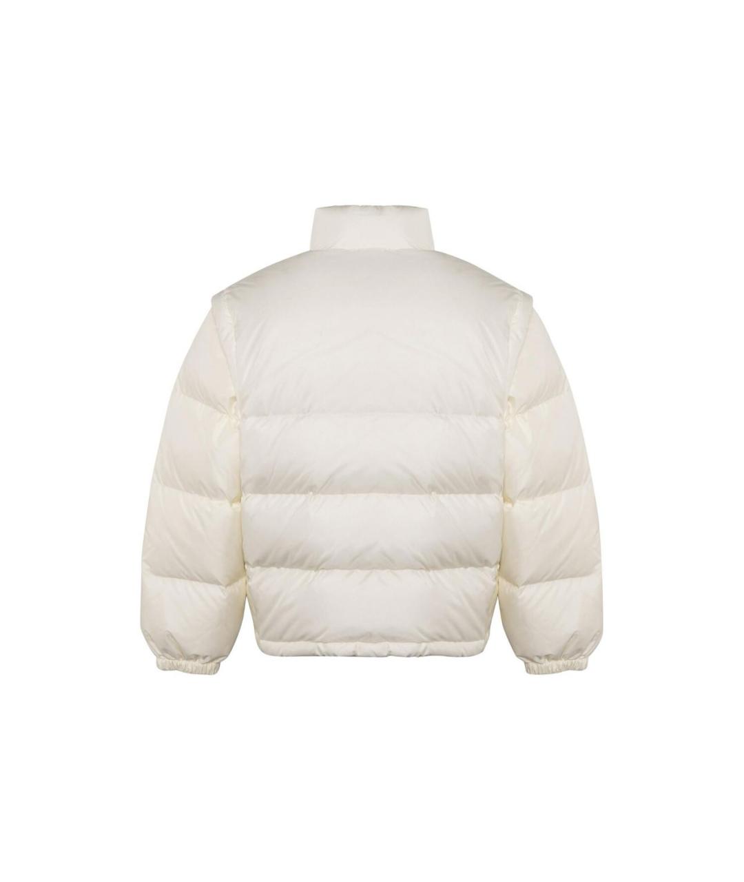 GUCCI Бежевый полиэстеровый пуховик, фото 2