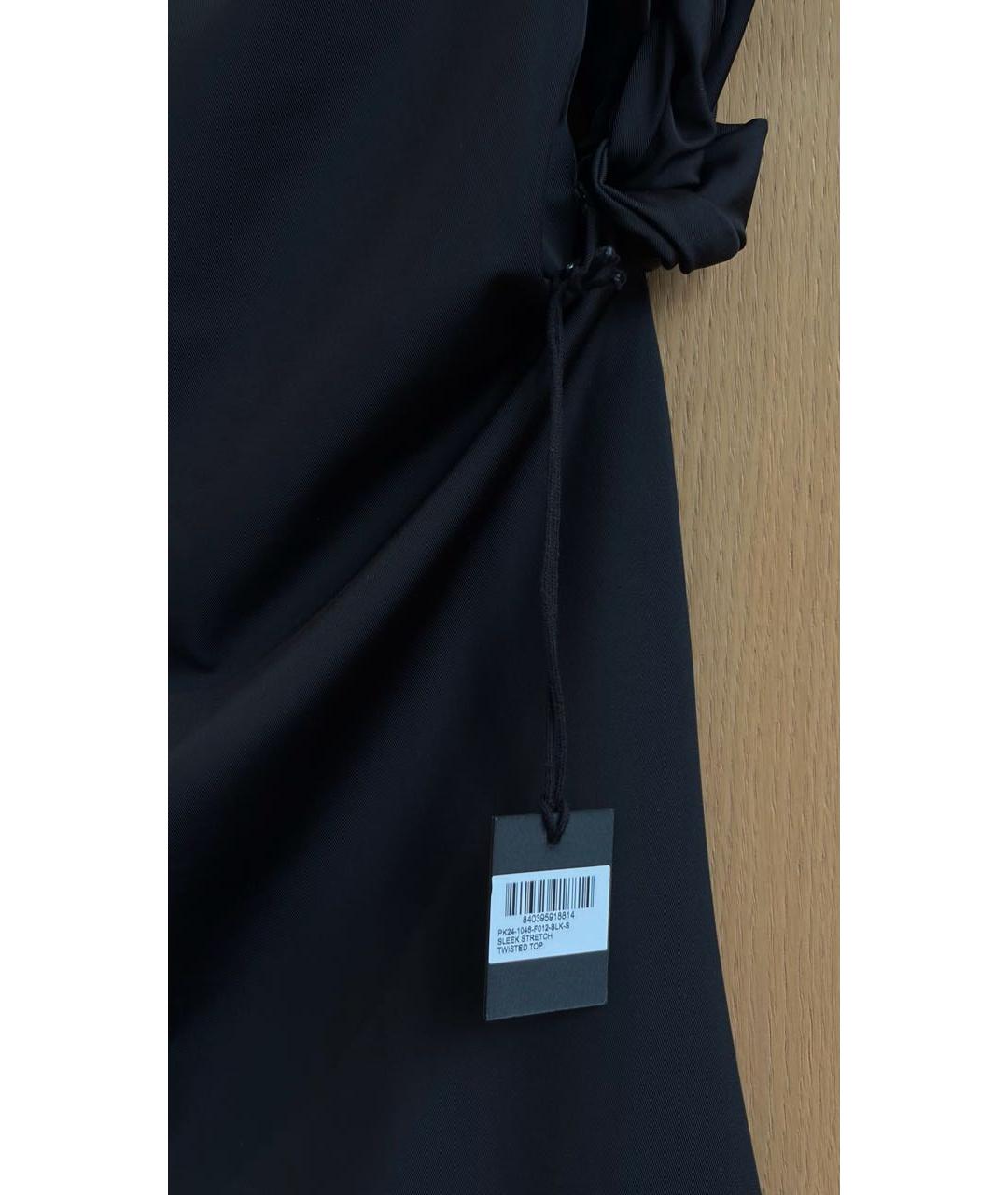 KHY Черная хлопковая футболка, фото 6