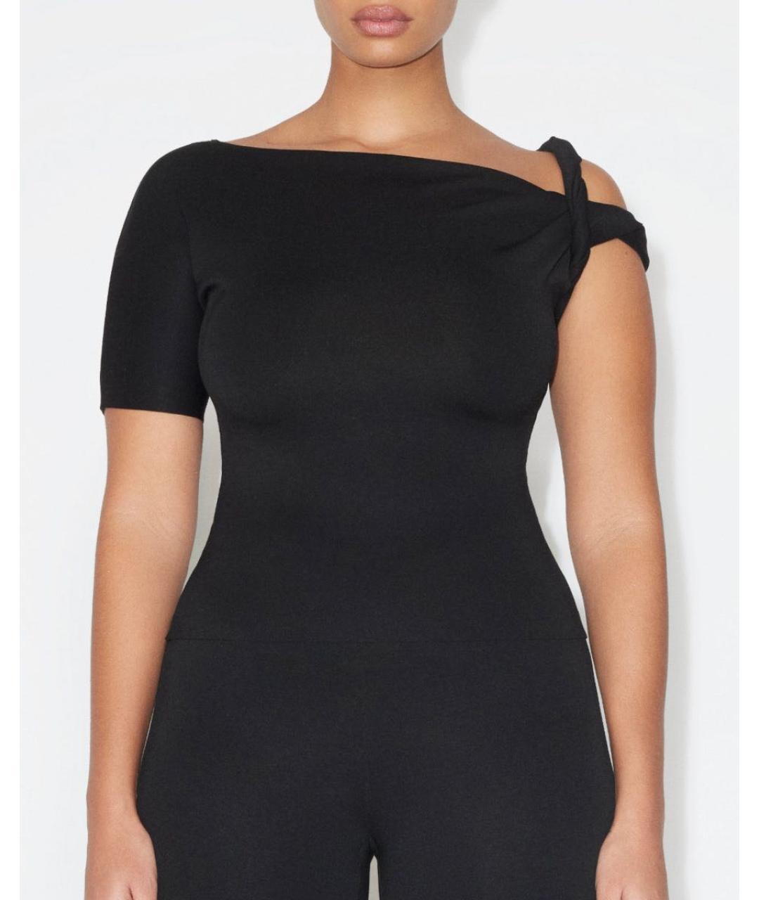 KHY Черная хлопковая футболка, фото 7