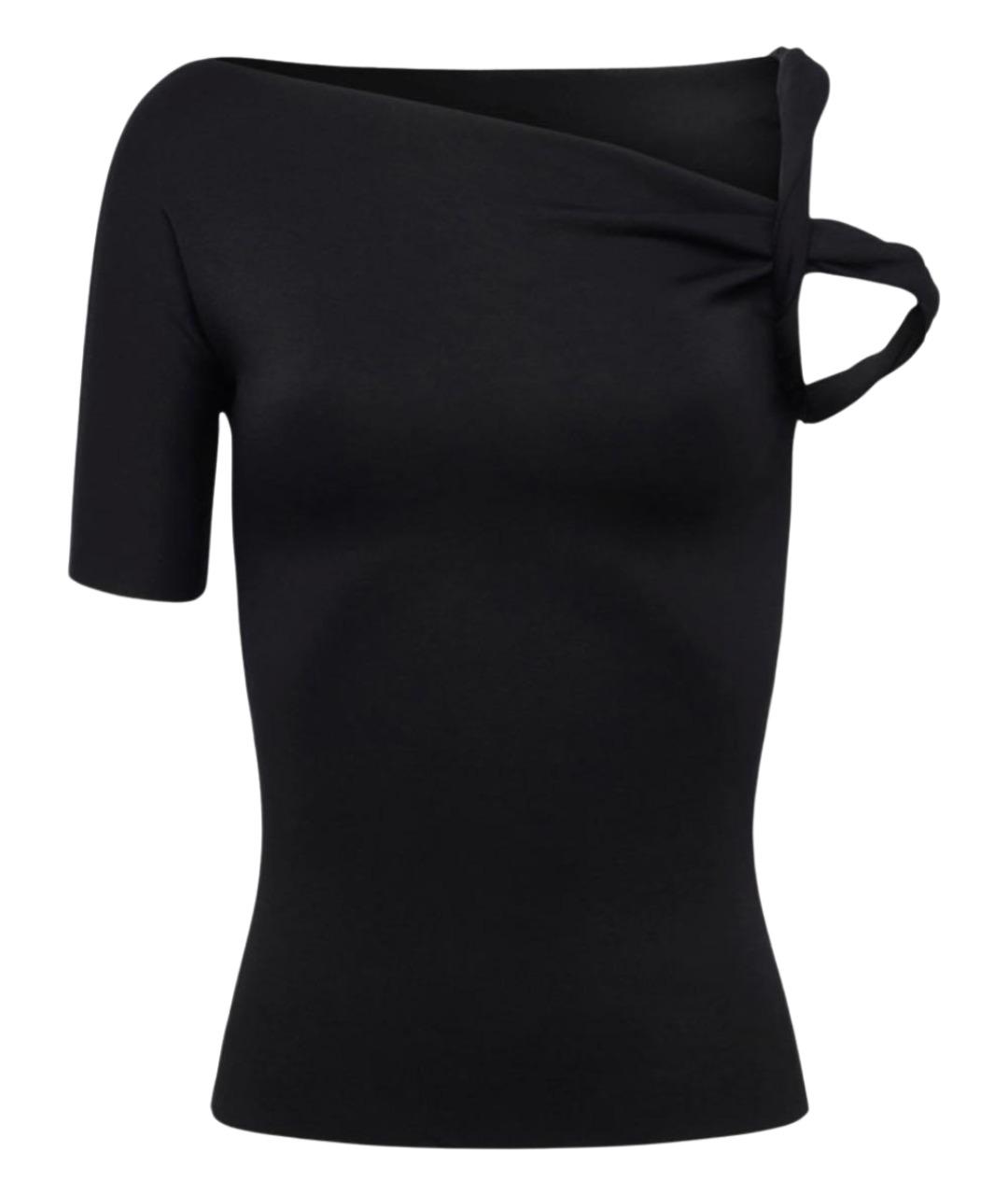 KHY Черная хлопковая футболка, фото 1