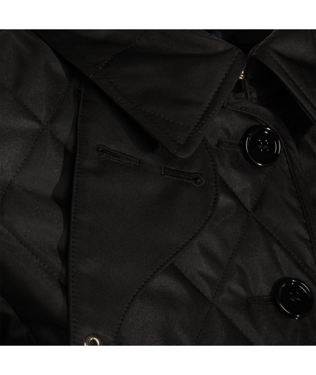 BURBERRY Черная полиэстеровая куртка, фото 3