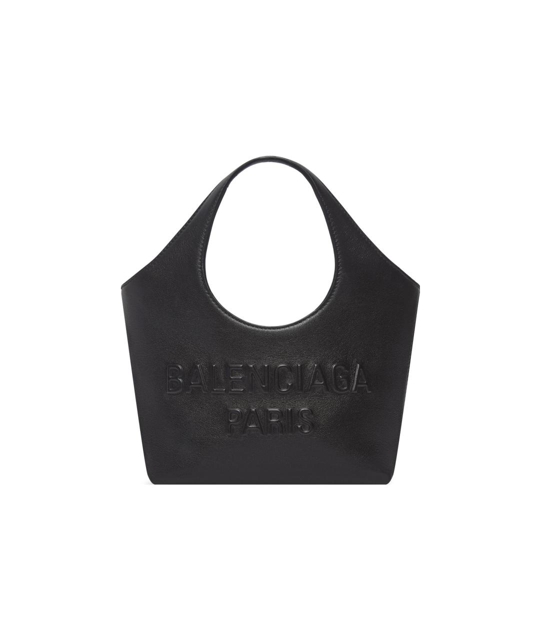 BALENCIAGA Черная кожаная сумка через плечо, фото 1