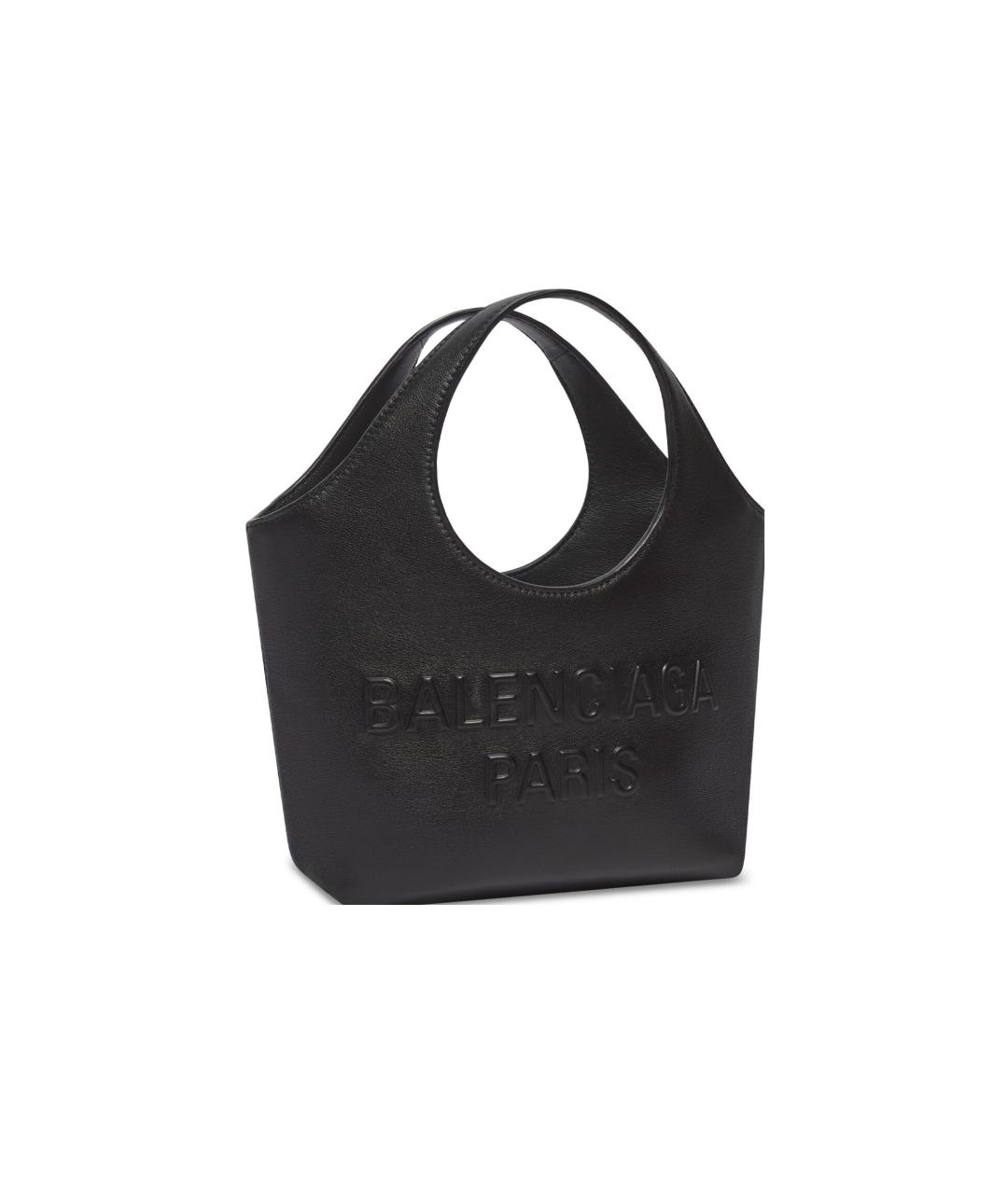 BALENCIAGA Черная кожаная сумка через плечо, фото 3