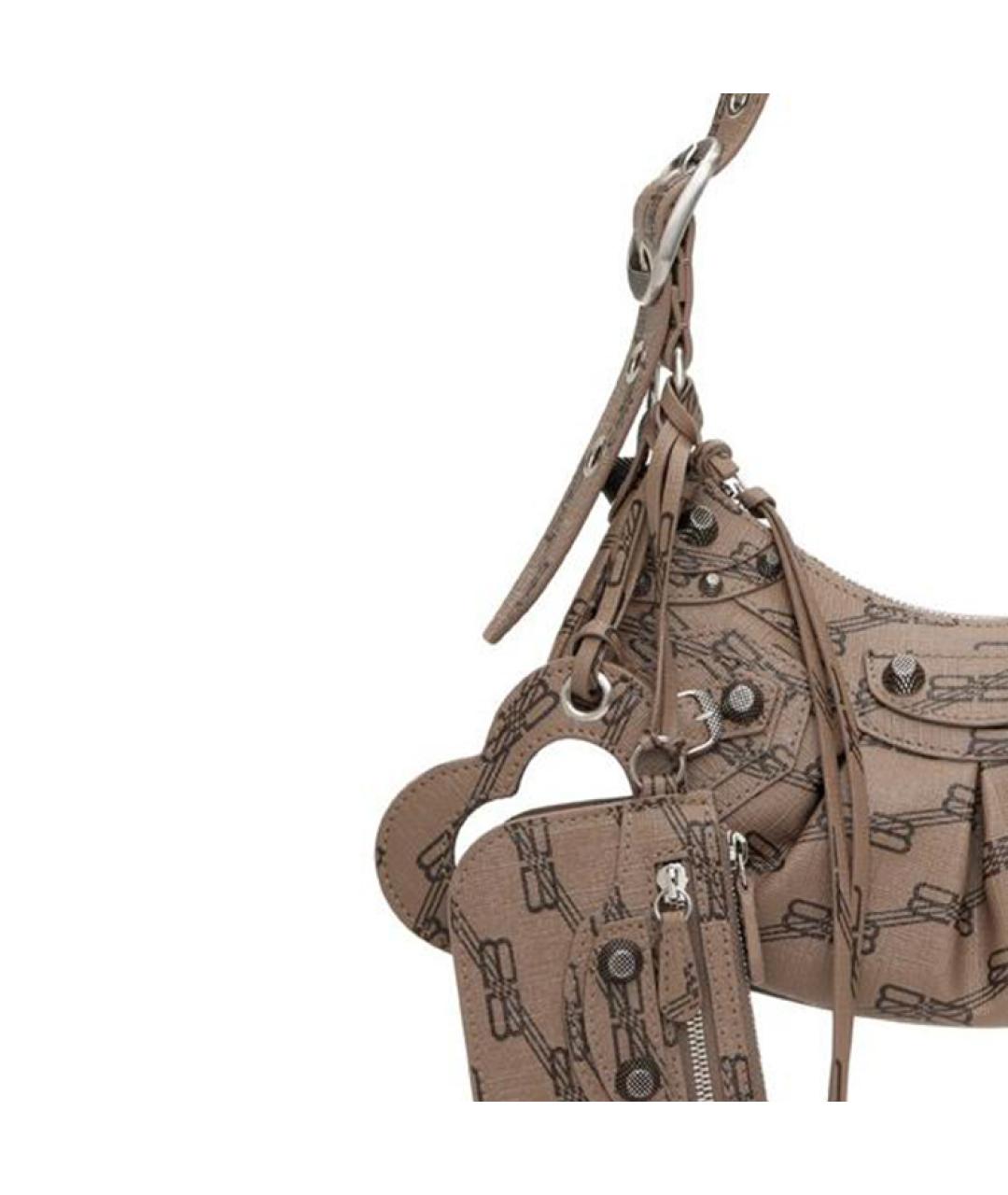 BALENCIAGA Коричневая сумка через плечо, фото 5