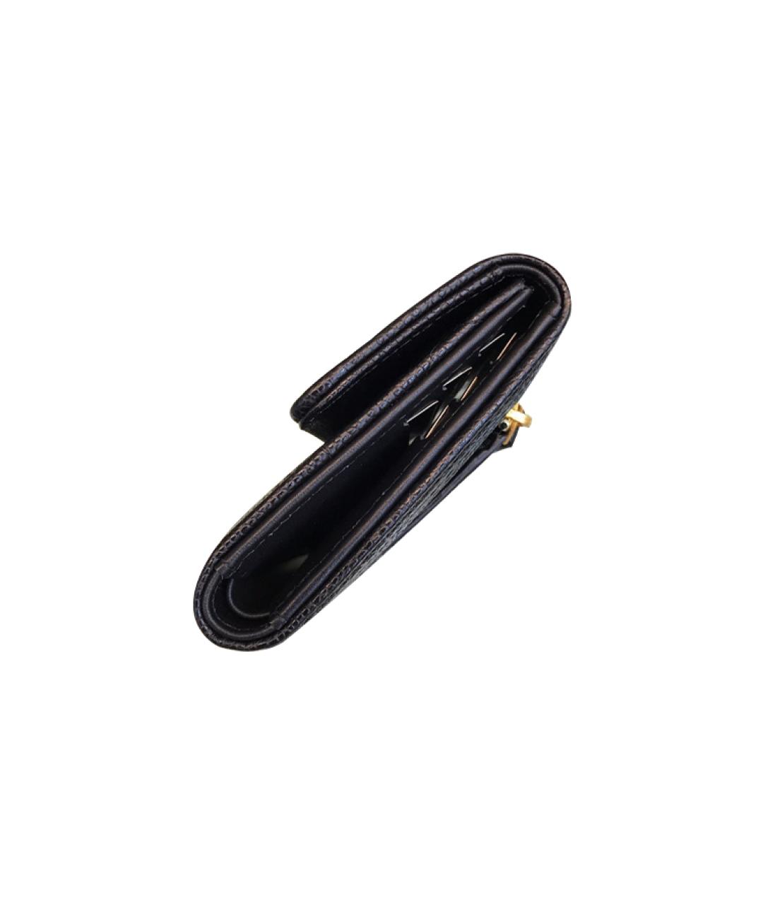 CHANEL Черный кожаный кошелек, фото 5