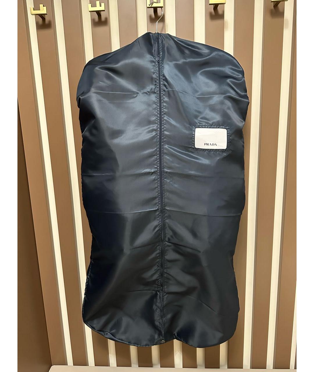 PRADA Черный полиамидовый пуховик, фото 7