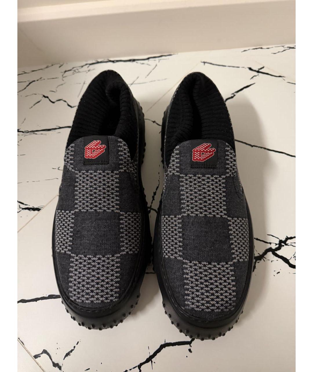 LOUIS VUITTON Черные слипоны, фото 2