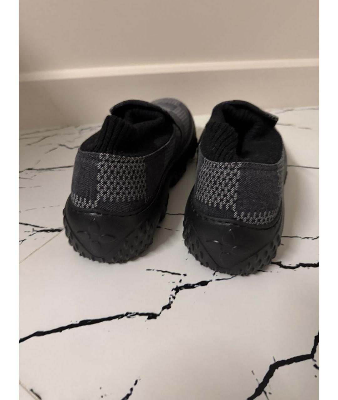 LOUIS VUITTON Черные слипоны, фото 4