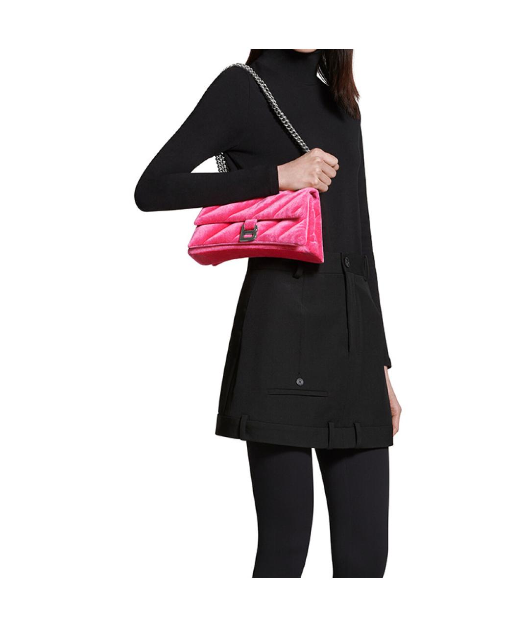 BALENCIAGA Розовая сумка через плечо, фото 7