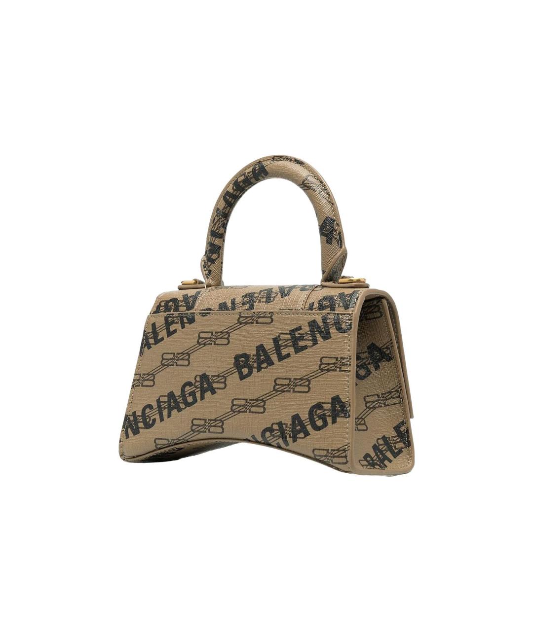 BALENCIAGA Коричневая кожаная сумка через плечо, фото 2