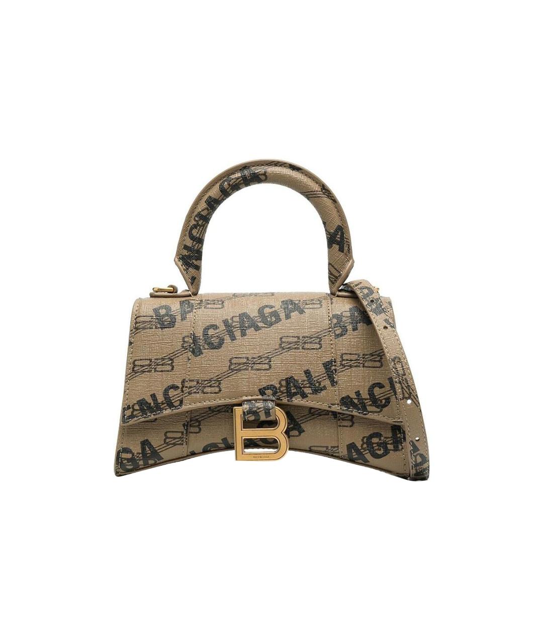 BALENCIAGA Коричневая кожаная сумка через плечо, фото 6