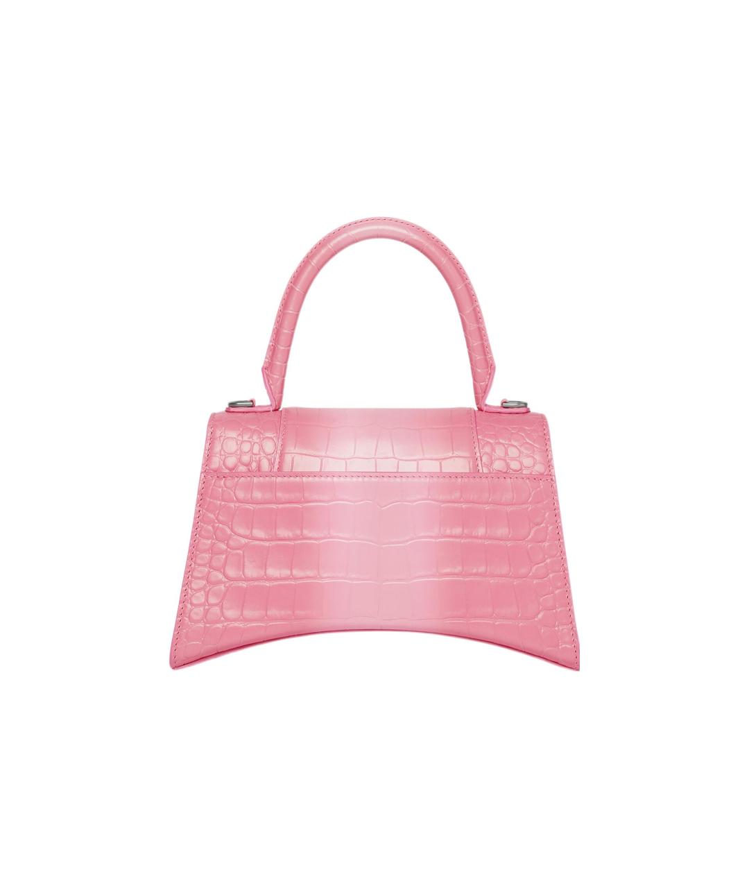 BALENCIAGA Розовая кожаная сумка через плечо, фото 5