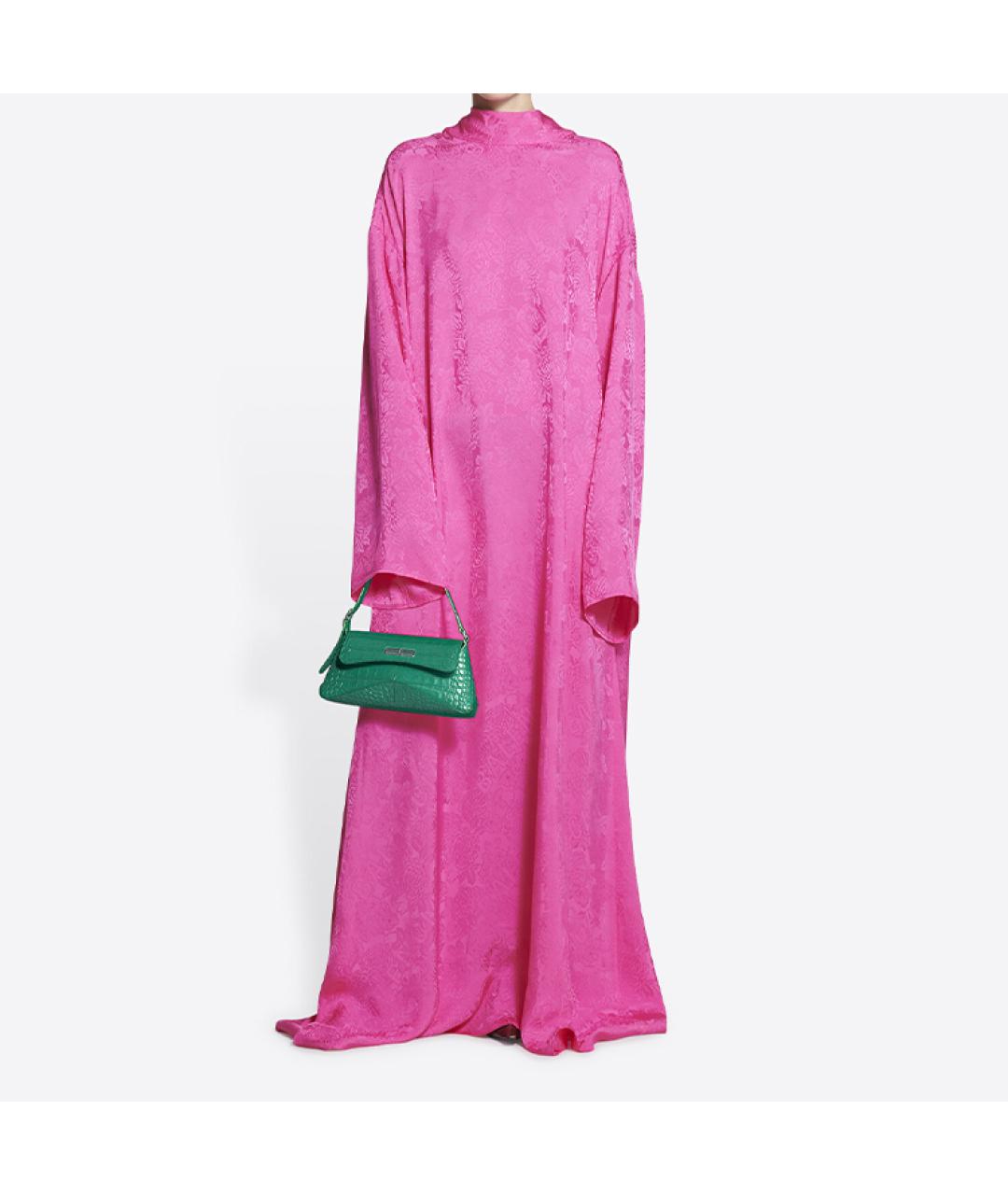 BALENCIAGA Зеленая кожаная сумка через плечо, фото 5